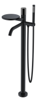 Смеситель для ванны Boheme Stick 129-BB черный матовый