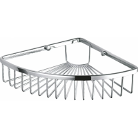 Полка для ванной Wonzon & Woghand WW-4118 21x21 см, угловая, хром