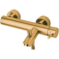 Смеситель Paffoni Light LIG022HGSP для ванны с душем, золотой матовый