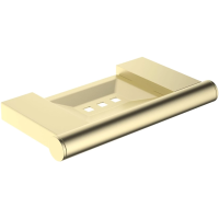 Полка для ванной с мыльницей Timo Luiro 18522/17 20,4 см, золотой матовый