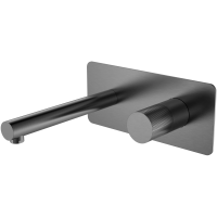 Смеситель для раковины Boheme Stick Touch 125-GM.2 встраиваемый, графит матовый