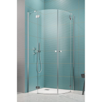 Душевой уголок Radaway Torrenta PDD/E 90x80 131630-01-01 профиль хром, стекло прозрачное