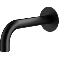 Излив для ванны Plumberia Selection IXO SPT0058NO 212 мм, черный матовый