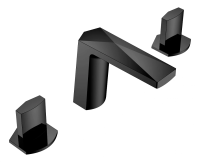 Смеситель для раковины Boheme Venturo 150-B-ICE черный матовый