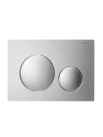 Кнопка смыва для инсталляции BelBagno BB-17C-IN для унитаза, пластик, цвет сатин