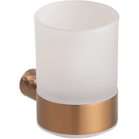 Стакан для зубных щеток Bemeta Copra 176110010 настенный, медное золото матовый