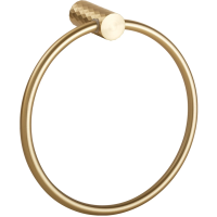 Полотенцедержатель кольцо Bemeta Zyra 174204060 светлое золото матовый