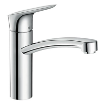 Смеситель для кухни 160, CoolStart Eco Hansgrohe Logis 71839000, хром