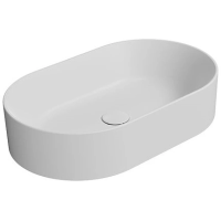 Раковина GSI Kube X 945809 подвесная, 60x37 см, Bianco opaco (Белый матовый)