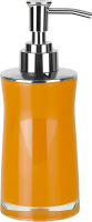 Дозатор для жидкого мыла Spirella Sydney-Acryl 1013627 оранжевый, хром