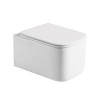 Унитаз подвесной Boheme Mane 970-SET-W безободковый, с сиденьем микролифт, белый