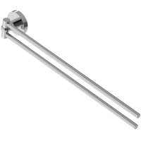 Полотенцедержатель Cezares Relax RELAX-THD-S-01 40,8 см, поворотный, двойной, хром