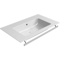 Раковина GSI Pura 8843111 подвесная, 80x50 см, цвет Bianco lucido