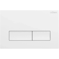 Кнопка для инсталляции Cezares Slider SLIDER-BTN-BL для инсталляции, белый глянец