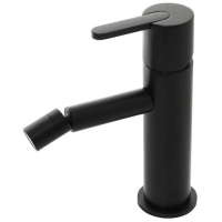 Смеситель Cezares Leaf LEAF-BSM-NOP для биде, с донным клапаном, черный матовый