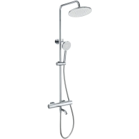 Душевая система Wonzon & Woghand WW-A3006-T1-CR 230 мм, с термостатом, хром