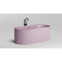 Ванна из литьевого мрамора Salini S-Sense Perla 1049101GF 170x80 см, отдельностоящая, покраска по RAL глянец полностью
