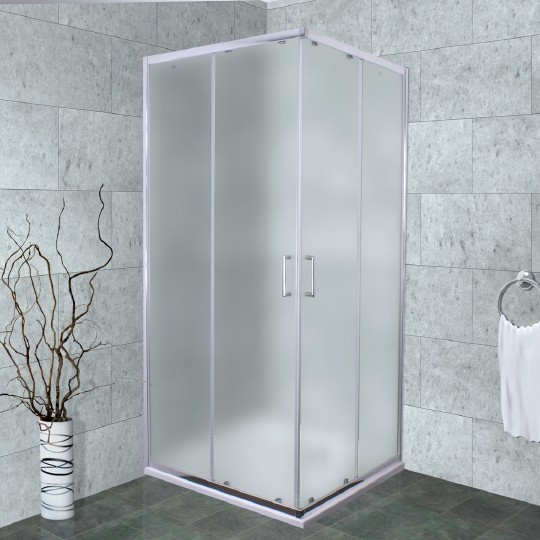 Душевой уголок Timo Altti 90×90 ALTTI-619F профиль хром, стекло матовое
