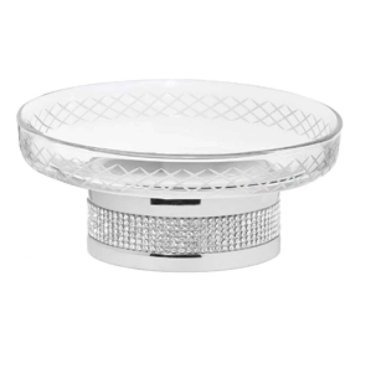 Мыльница Boheme Royal Cristal 10930-CR Хром