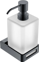 Дозатор для жидкого мыла Boheme Q 10957-SGM Оружейная сталь глянцевая