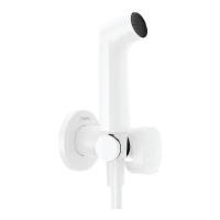Гигиенический душ Hansgrohe Bidette 1jet S 29232700 со смесителем, белый матовый