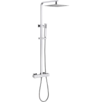 Душевая система Abber Daheim AF8260L 250 мм, с термостатом, хром