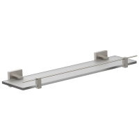 Полка стеклянная Wonzon & Woghand Polo WW-8927-BN 60 см, никель матовый