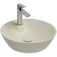 Раковина Isvea SistemaY Soft 10SY65045SV-2K накладная, Ø45 см, слоновая кость матовый