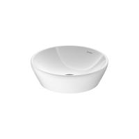 Раковина Duravit D-Neo 23714000701 накладная Ø40см, без перелива, без отв., WonderGliss, цвет белый