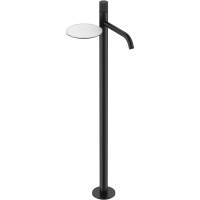 Смеситель напольный для раковины Boheme Stick Linea 120-BB.3 черный матовый
