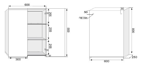 шкаф подвесной style line атлантика 60 ясень перламутр