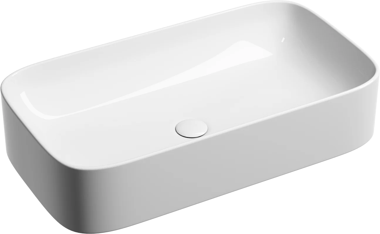 Раковина Ceramicanova Element CN6054 накладная, 70.5x38 см, белая