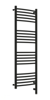 Полотенцесушитель электрический 1200x400 черный матовый МЭМ правый, перемычка выгнутая Сунержа Богема 3,0 31-5803-1240