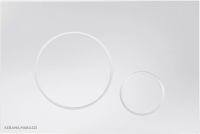 Кнопка смыва Kerama Marazzi FPR.A.WHT белая глянцевая