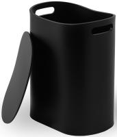 Корзина для белья Decor Walther All in 0615260, напольная, цвет: черный матовый