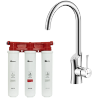 Смеситель для кухни Lemark Comfort LM3072C085 хром, с фильтром Basic