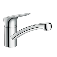 Смеситель для кухни 120, CoolStart Eco Hansgrohe Logis 71837000, хром