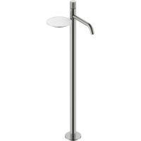 Смеситель напольный для раковины Boheme Stick Spirale 120-NB.4 никель матовый