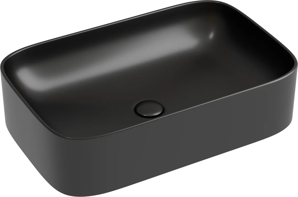 Раковина Ceramicanova Element CN6053MB накладная, 60.5x38 см, черная матовая