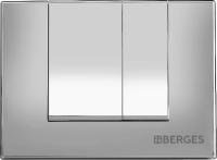 Кнопка смыва Berges Novum S3 040043 для инсталляции, АБС-пластик, хром