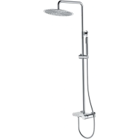 Душевая система Boheme Stick Spirale 128-CRCR.4 300 мм, со смесителем, хром