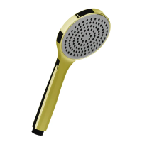 Ручной душ Almar Velvet, 100, цвет-High Brass Brushed PVD
