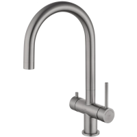 Смеситель для кухни c подключением фильтра WONZON & WOGHAND WW-3211-BS брашированный никель 