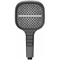 Душевая лейка Berges H2 070022 130 мм, 3 режима, черный матовый