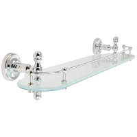 Стеклянная полка Migliore Mirella 17247 цвет хром