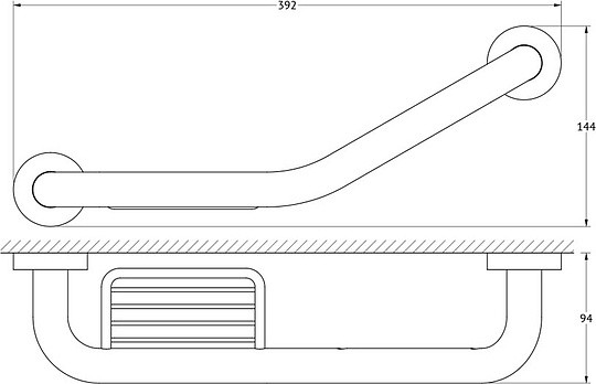 Поручень для ванны Artwelle Harmonie HAR 044 с мыльницей