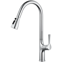 Смеситель для кухни с выдвижным изливом WONZON & WOGHAND, хром (WW-AE54123-CR)