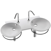 Раковина двойная подвесная 100 см Jacob Delafon Spherik E4502-00