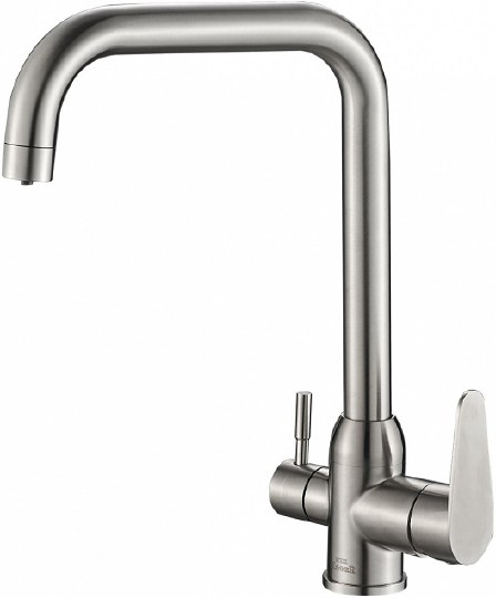 Смеситель для кухни ZorG Steel Hammer SH 725 INOX