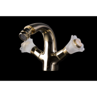 Смеситель Boheme Camelia 296-Camelia для биде, без донного клапана, золотой